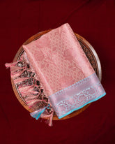 SC3201 - Tissue With Pink Zari